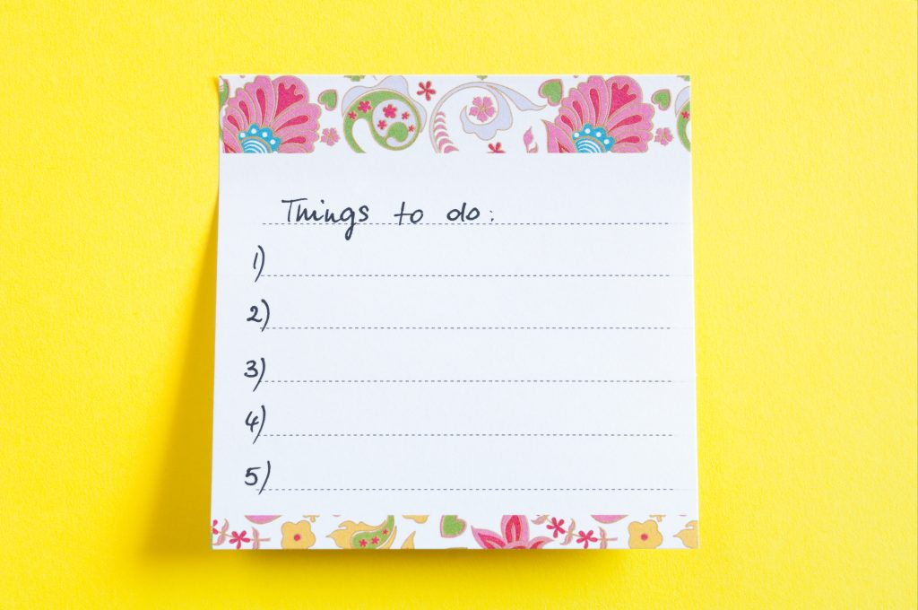 Things to do-Liste: Nach der Hochzeit