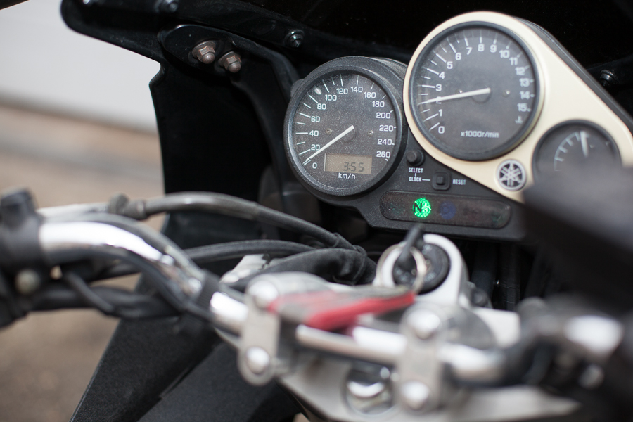 Nahaufnahme eines Motorrads