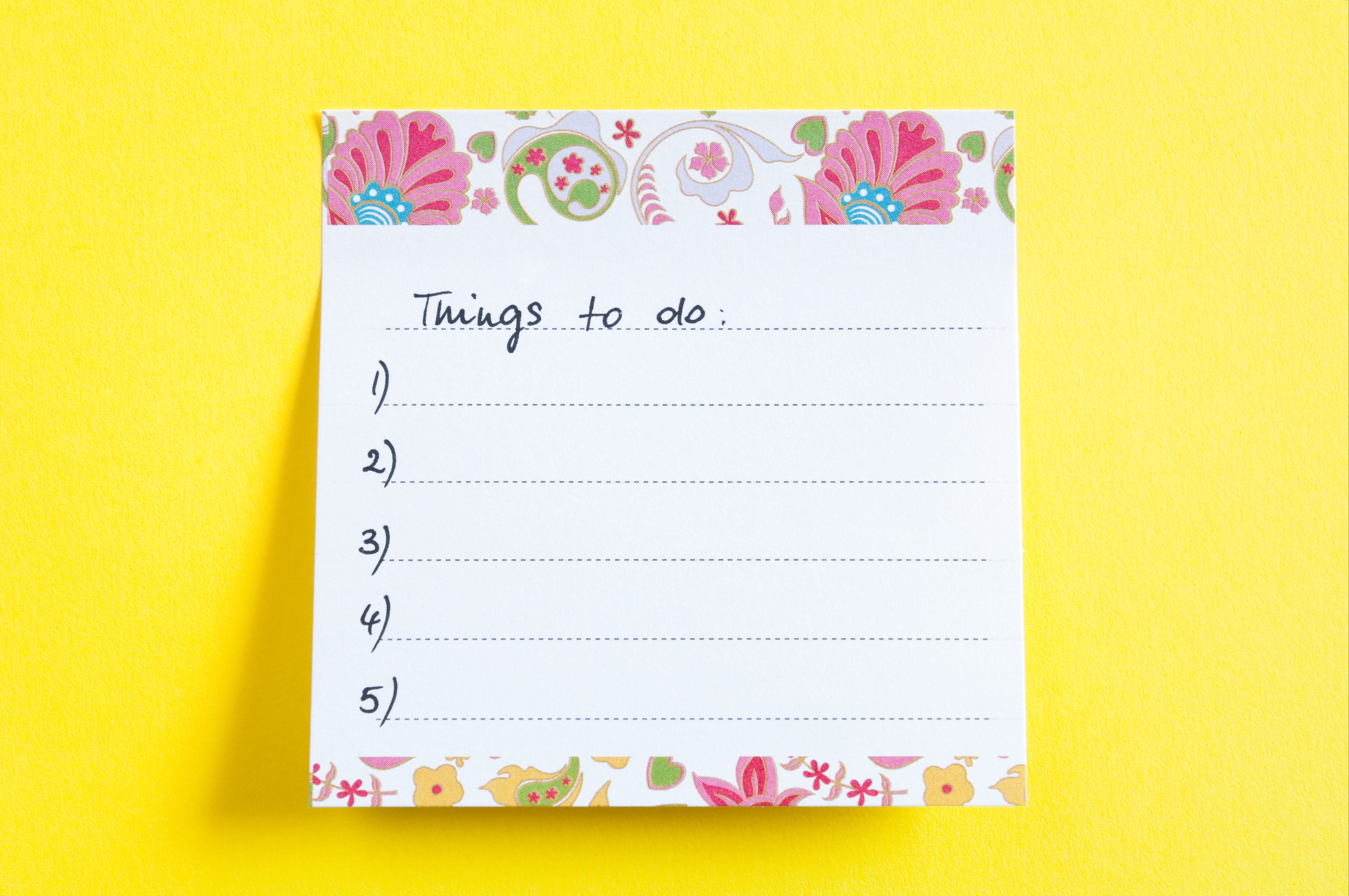 Things to do-Liste
